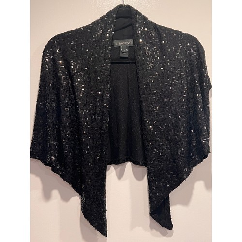 Karen kane black sequin open - black,