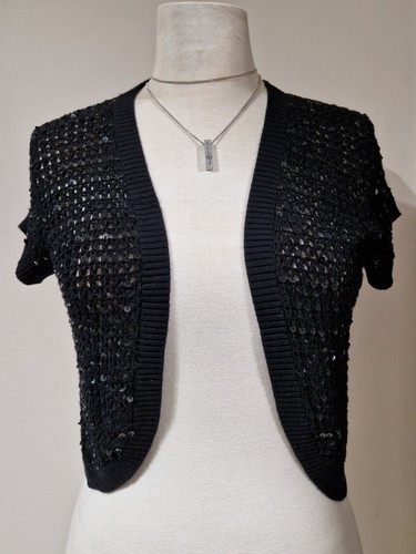 Oasis black bolero crochet - oasis, 16