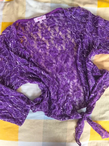 Per una purple - lace, sequin