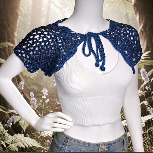 Handmade crochet shrug - handmade,