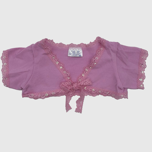 Build bear pink shrug - bear,