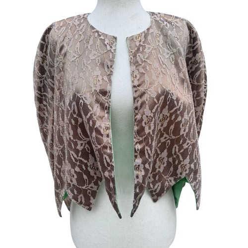 Vintage handmade floral gold - floral,