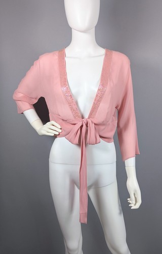 Vintage y2k sheer pink 100 - vintage, 100%