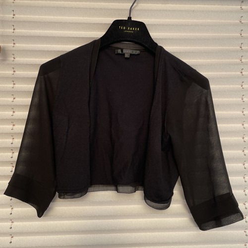 Coast black shrug bolero - black,