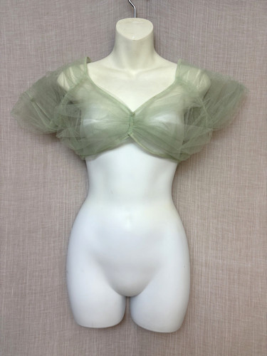 Vtg 50s tulle bolero shrug - 50s,